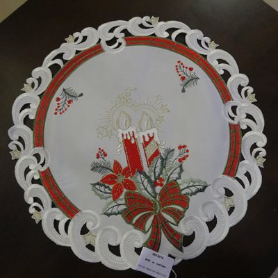 CENTRE DE TABLE 15" AVEC CHANDELLES