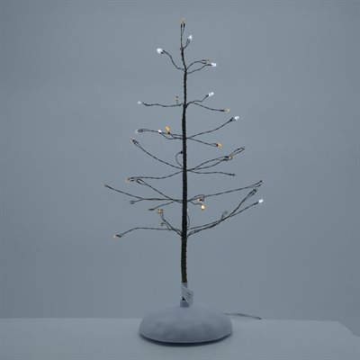 SILVER AND GOLD TWINKLE BRITE TREE 