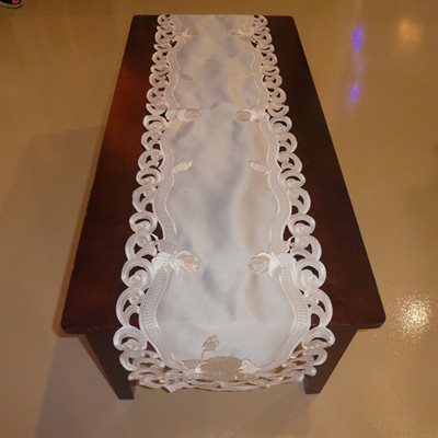 CHEMIN DE TABLE 16X72" ARGENT CHEMIN DE TABLE 16X72" ARGENT